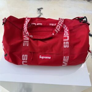 ‼️ITEM SOLD ‼️ Supreme Bold Red Duffel Bag